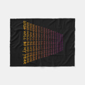 New Year's Eve 2026 Will Be My Year - Happy New Ye フリースブランケット (正面(横))