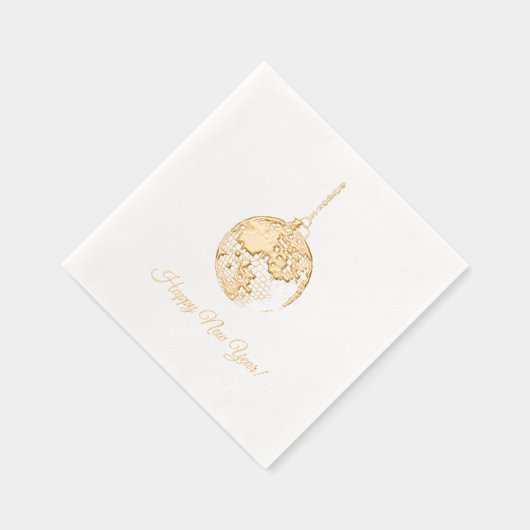 New Year's Eve Ball 箔ナプキン (右)