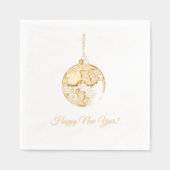 New Year's Eve Ball 箔ナプキン (正面)