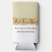 New Year's Eve Celebration Auld Lang Syne Party スリム缶クーラー (裏面)