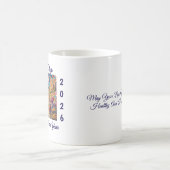 New Year's Eve Celebration El Año Viejo コーヒーマグカップ (中央)