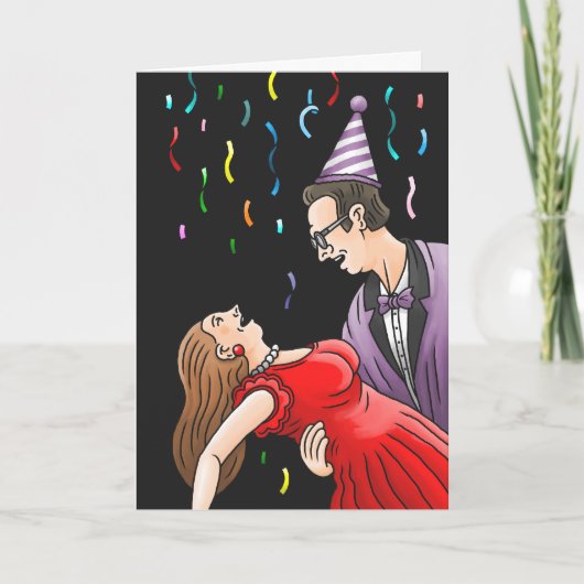 New Years Eve Confetti Party 招待状 (正面)