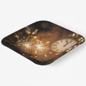 New Years Eve Countdown With Sparklers ペーパープレート (傾斜あり)