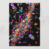 New Years Eve Fun Party Invitation 招待状 (裏面)