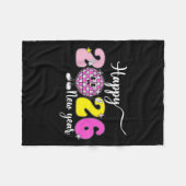 New Years Eve Hello 2026 Happy New Year 2026 Disco フリースブランケット (正面(横))