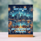 New Year's Eve in New York City アクリルサイン (ニュートラル)