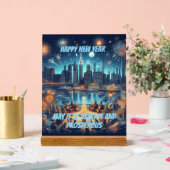 New Year's Eve in New York City アクリルサイン (ウェディング)