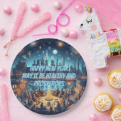 New Year's Eve in New York City ペーパープレート (パーティー)