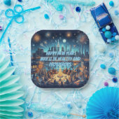 New Year's Eve in New York City ペーパープレート (パーティー)