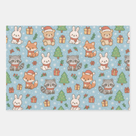 New Year's Eve in the forest ラッピングペーパーシート