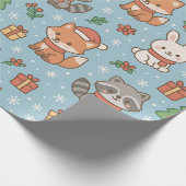 New Year's Eve in the forest ラッピングペーパー (角)