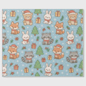 New Year's Eve in the forest ラッピングペーパー (フラット)