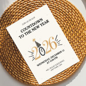 New Year's Eve invitation card 招待状