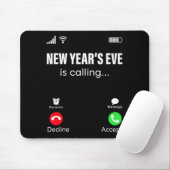 New Years Eve Is Calling Funny Happy New Year 2026 マウスパッド (マウス)