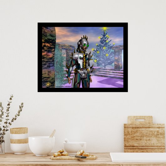 NEW YEAR'S EVE OF A CYBORG colossal ポスター (キッチン)