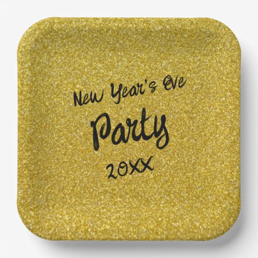 New Year's Eve Party ペーパープレート (正面)