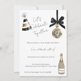 New Year's Eve Party 招待状