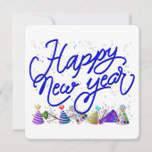 New Years Eve Party 招待状 (正面)