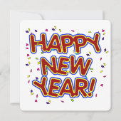 New Years Eve Party 招待状 (正面)