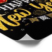 New Years Eve Party 2026 Fireworks Happy New Year  ポスター (角)