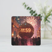 New Year's Eve Party Countdown Clock 招待状 (スタンド正面)