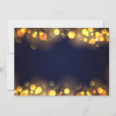  New Year's Eve Party faux gold foil 招待状 (裏面)