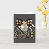 New Years Eve Party Supplies 2026 Happy New Year F カード (黄色い花)