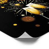 New Years Eve Party Supplies 2026 Happy New Year F ポスター (角)