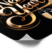 New Years Eve Party Supplies 2026 Happy New Year F ポスター (角)