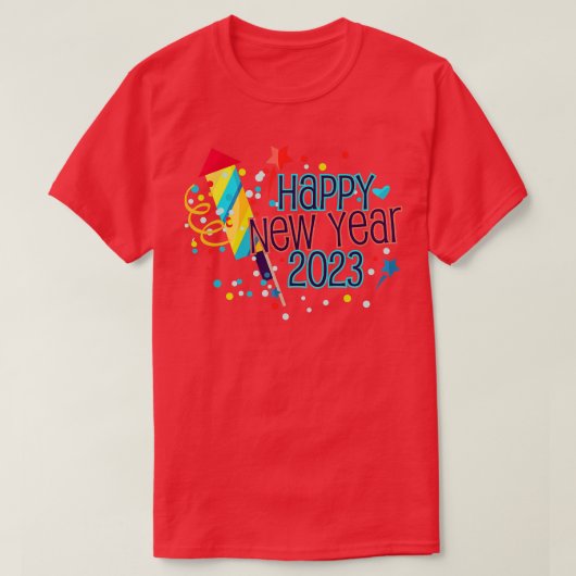 New Years Eve Party Supplies Kids NYE 2023 Happy N Tシャツ (デザイン正面)