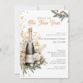 New Year's Eve Ring In The New Year Party 招待状 (正面)