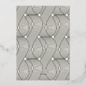 New Years Foil Dark Holiday Green with Photo  箔シーズンカード (裏面)