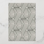 New Years Foil Greeting Card with Photo Ornament 箔シーズンカード (裏面)