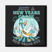 New Years Goose 2026 Celebration Fun  マグネット (正面)