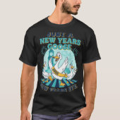 New Years Goose 2026 Celebration Fun Tシャツ (正面)
