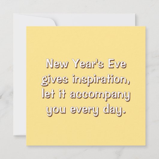 New Year's greeting card with a horse (裏面)