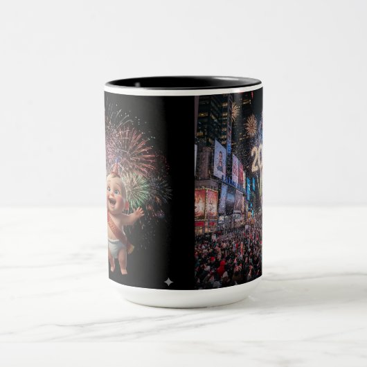 New Year's Men's Celebration Mug マグカップ (中央)