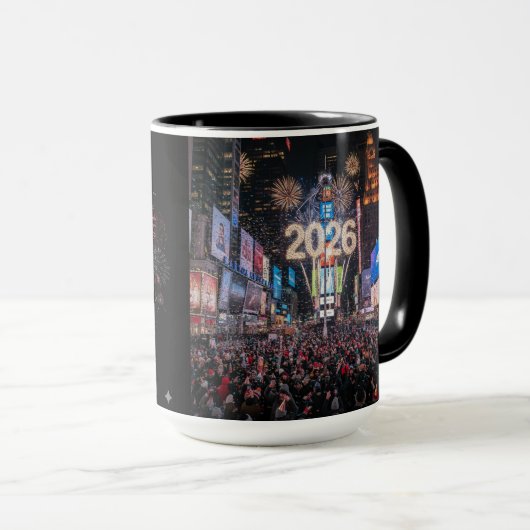 New Year's Men's Celebration Mug マグカップ (正面右)