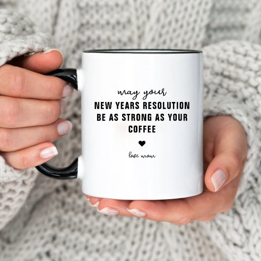 New Years Resolution NYE Holiday Humor Funny マグカップ