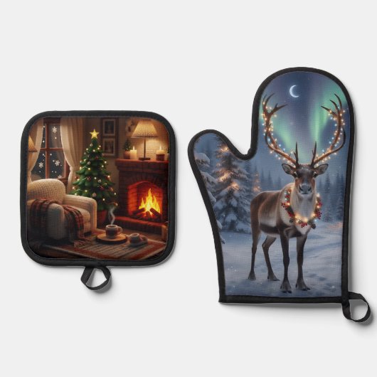 New Year's set 鍋つかみ&鍋敷きセット (正面)