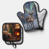 New Year's set 鍋つかみ&鍋敷きセット (正面/裏面)