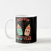 New Years Shirt, Nurse Png Bottles For The New Yea コーヒーマグカップ (左)