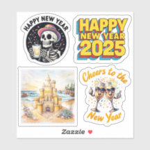 New Years Stickers, 2025年Stickers, New Years
