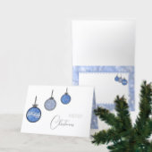 New Year's tree decorations カード