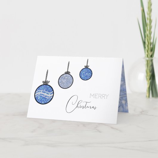 New Year's tree decorations カード (正面)