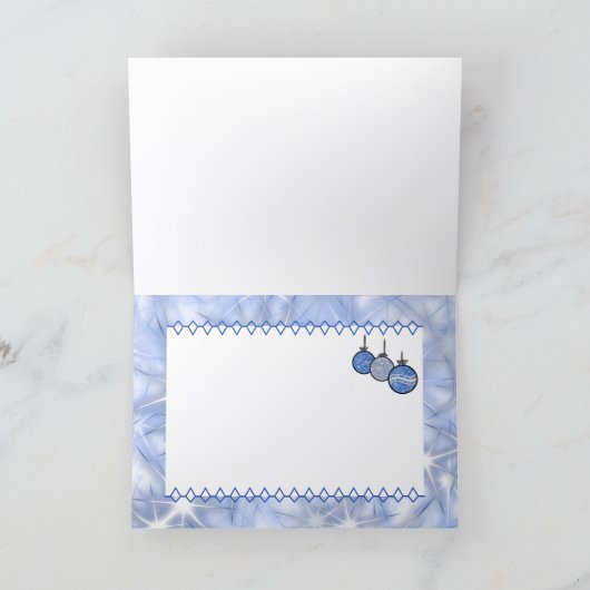 New Year's tree decorations カード (内部)