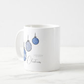 New Year's tree decorations コーヒーマグカップ (正面左)