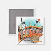 New YoRKからの挨拶 マグネット (正面/裏面)