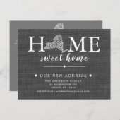 NEW YORK州移動告知ポストカード 案内ポストカード (正面/裏面)