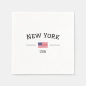 New York スタンダードカクテルナプキン (正面)